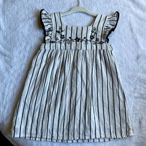 Primark white and black dress